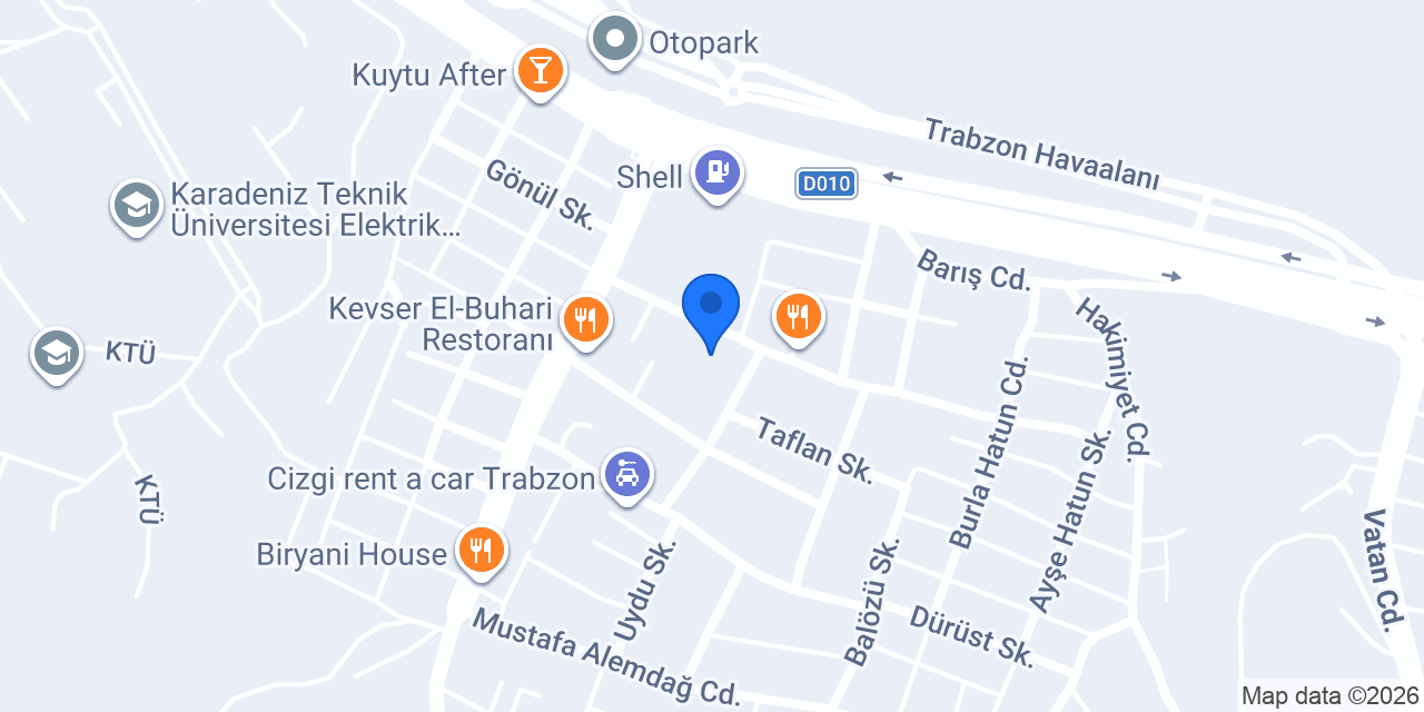 ILKAY تأجير سيارات في طرابزون konumu