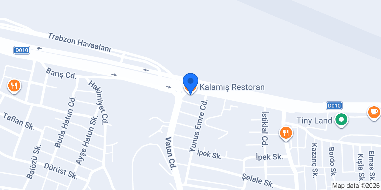 Kalamış Restoran konumu