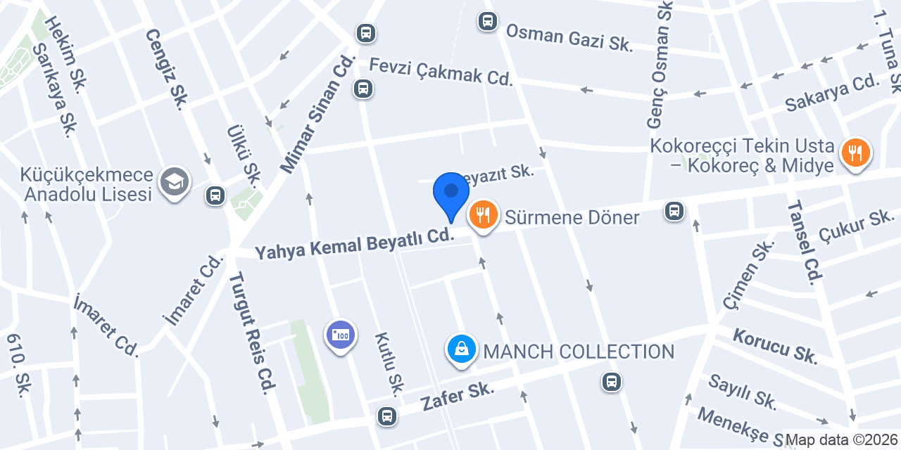 Derviş Tost ve Çay Evi konumu