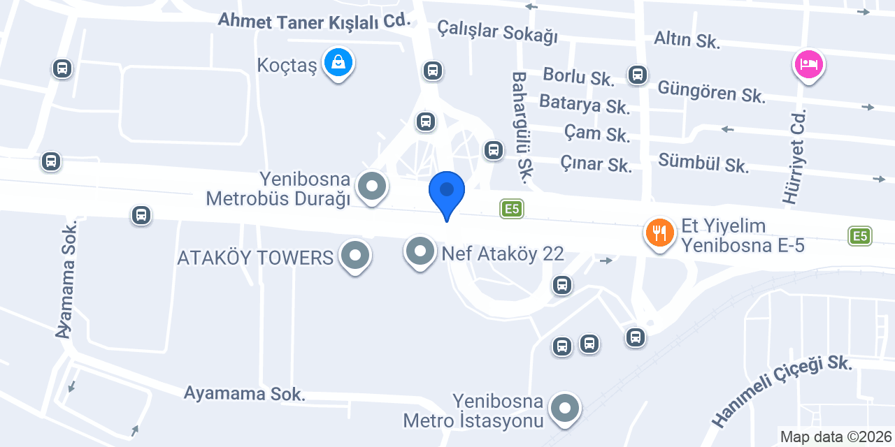 عقارات للبيع في تركيا - BELLUS HOMES konumu