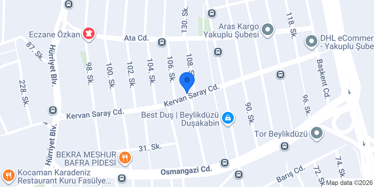 Assur Beylikdüzü matkap konumu
