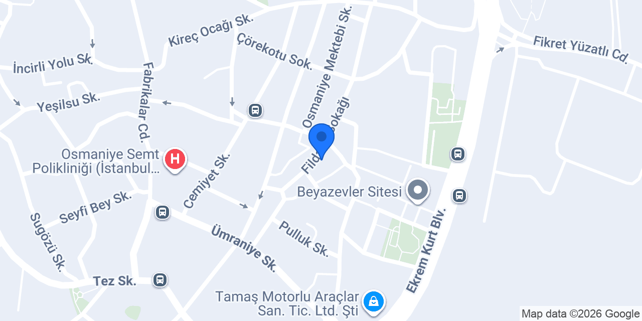 Bakırköy Boks Stüdyo konumu