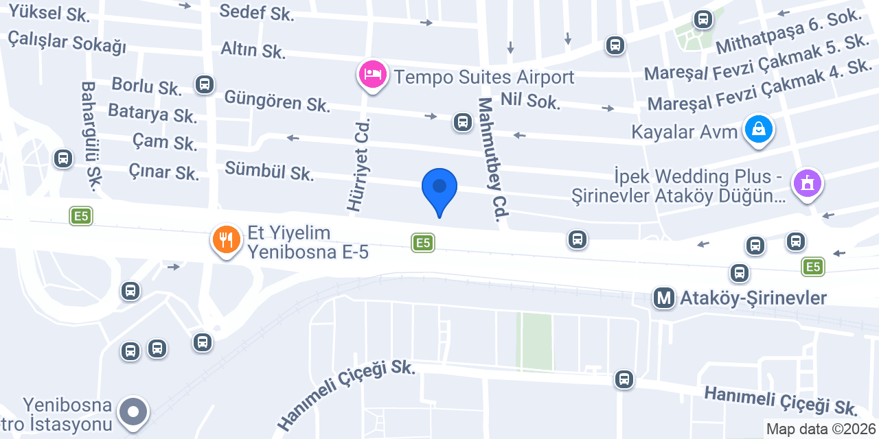 İstikbal Altunbaş Mobilya konumu