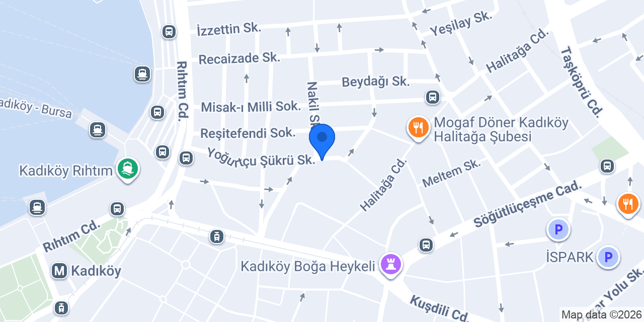Çinili Otopark konumu