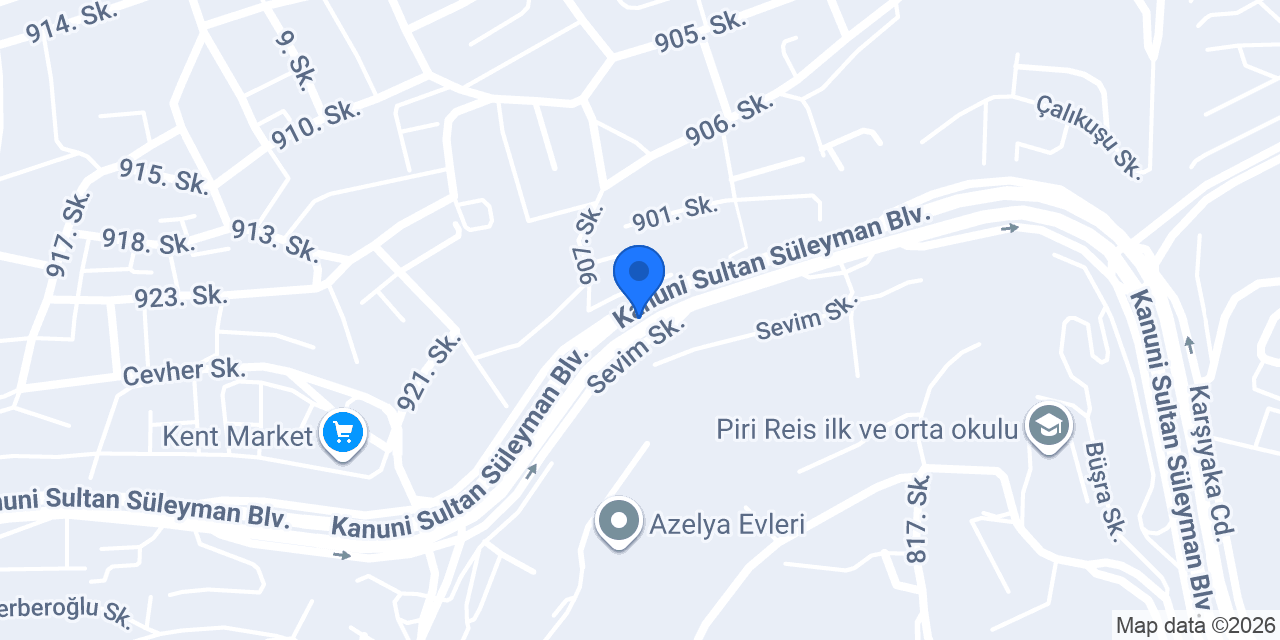 Zedef Tasarım konumu