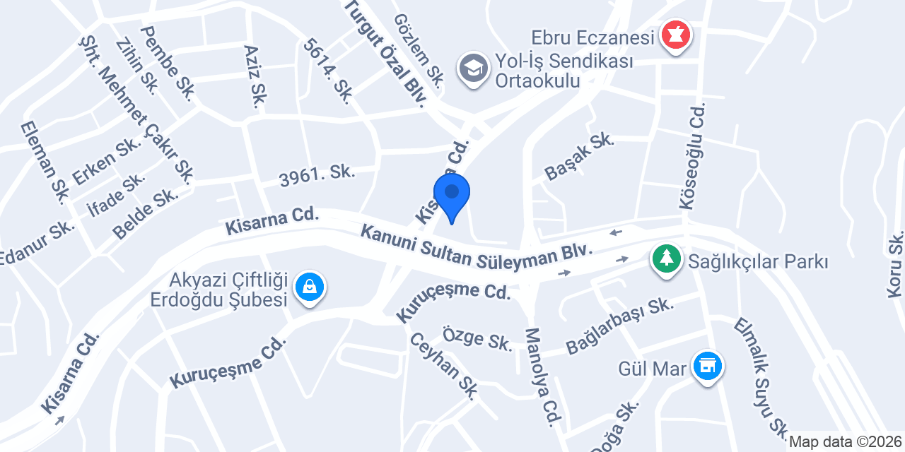 Sinka Oyuncak Erdoğdu konumu