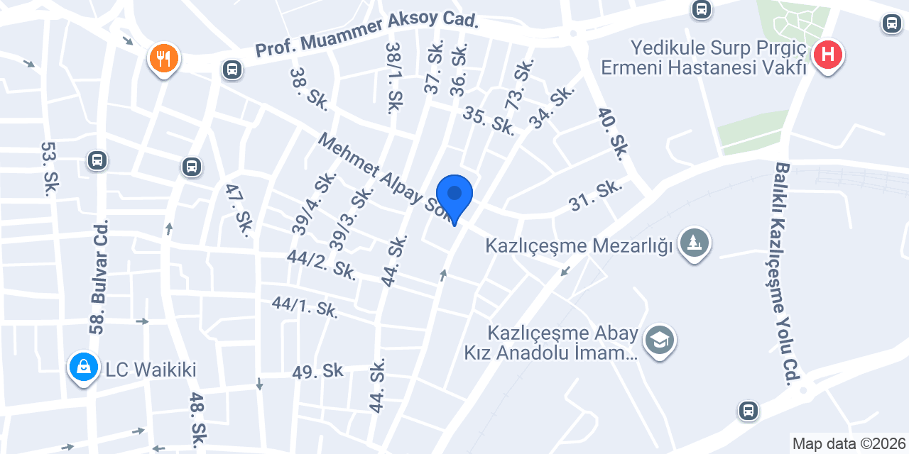 Derya Restaurant konumu