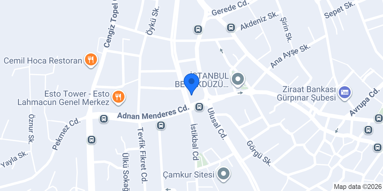 HLT BULUT İNSAAT konumu