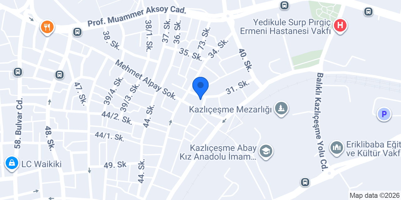 Çatı Döner konumu