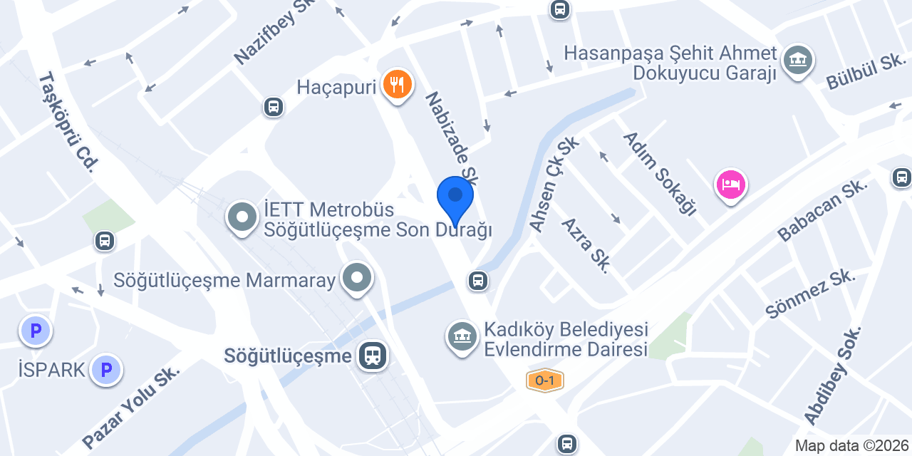 Yapı Kredi - Kadıköy Hasanpaşa Şubesi konumu