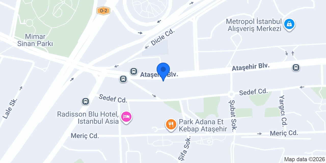 Abbas Waffle Ataşehir konumu
