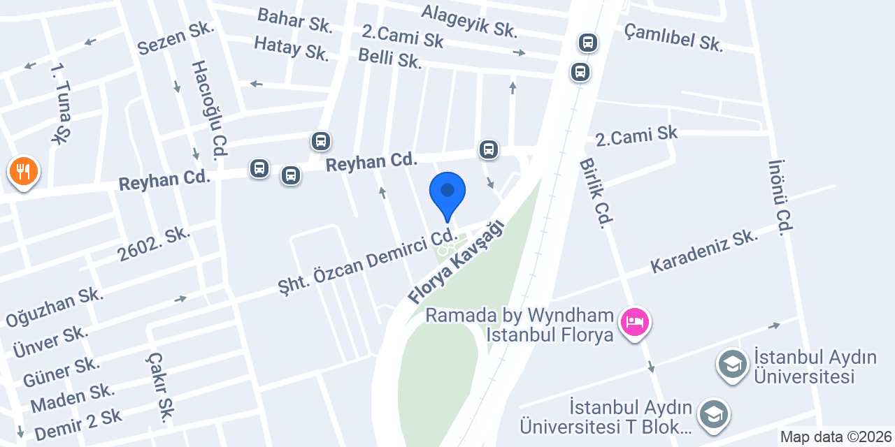 Vip Florya Otopark konumu