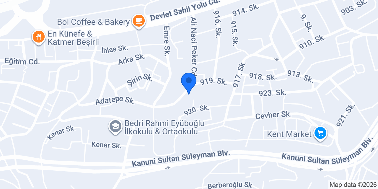 Müjgan Meze konumu