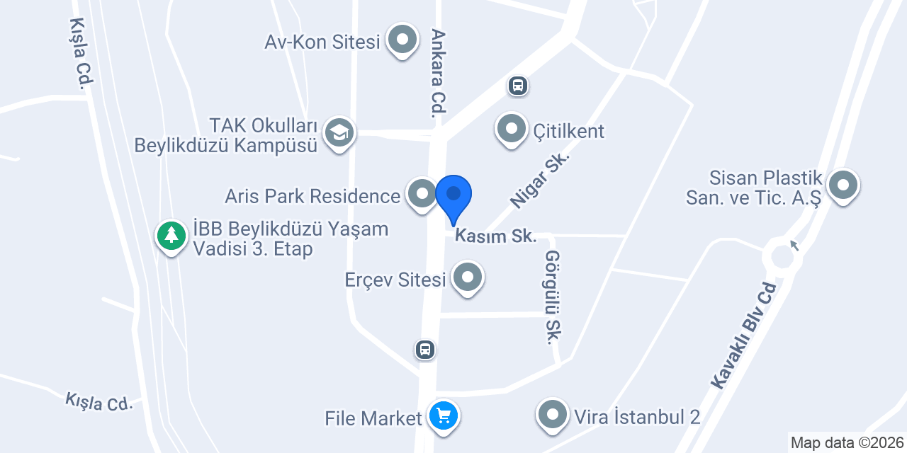 Mega Ekmek Pasta konumu