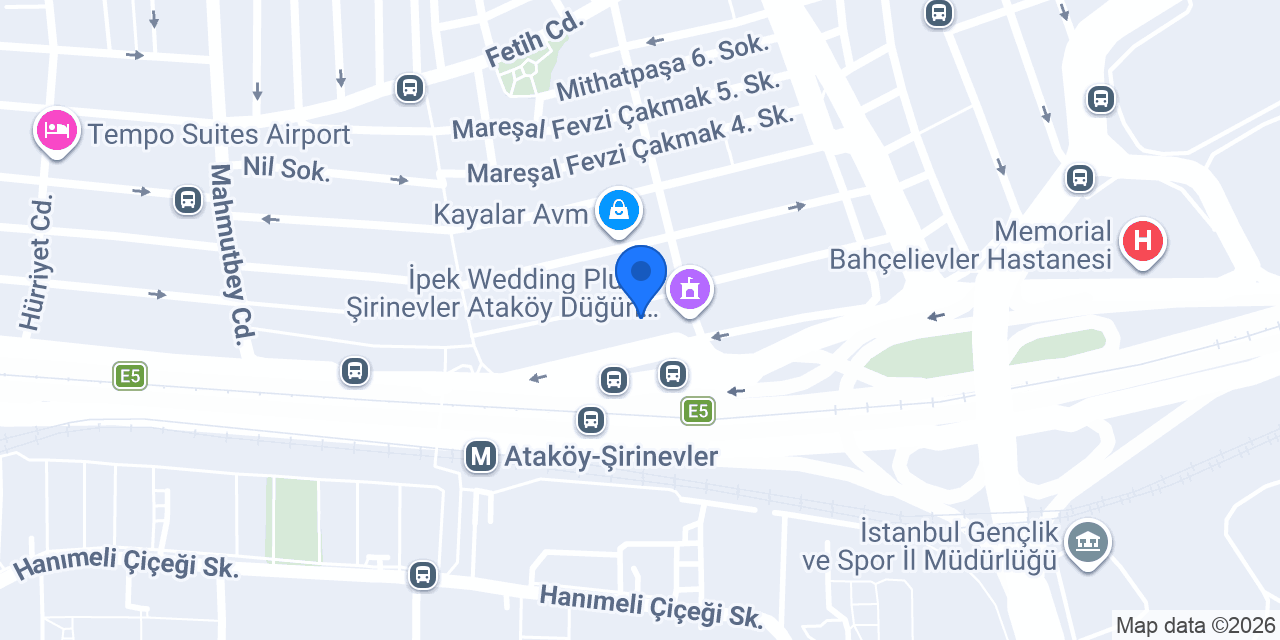Katılımevim Şirinevler Şube konumu