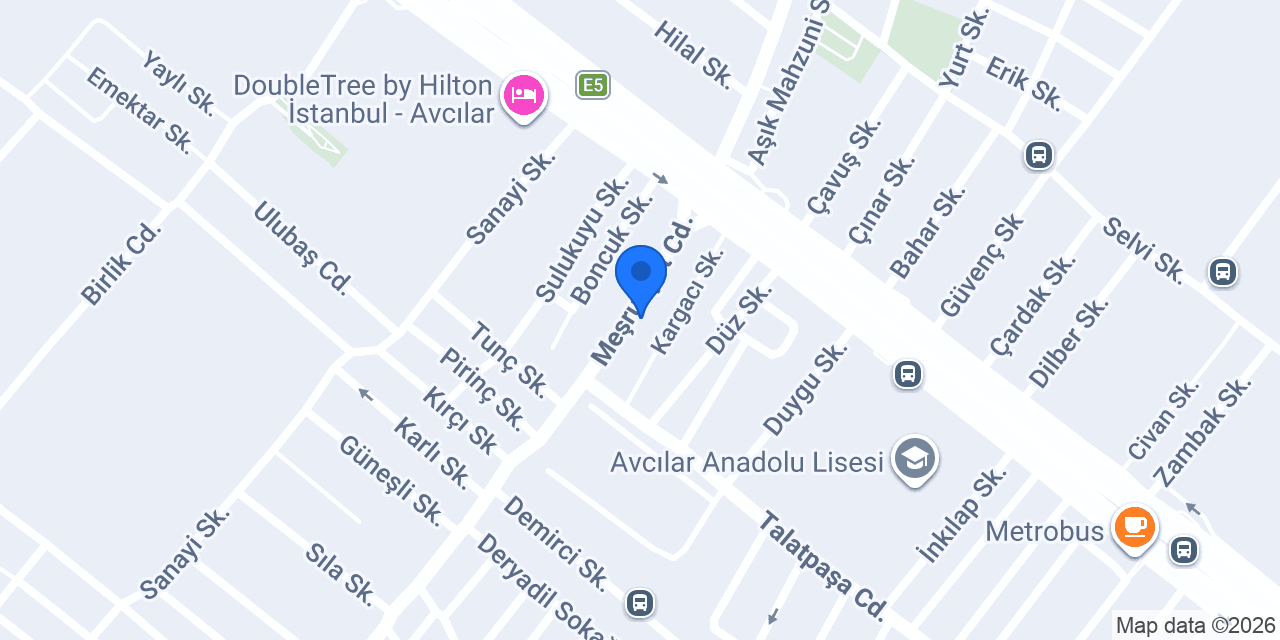 Avcılar Works konumu