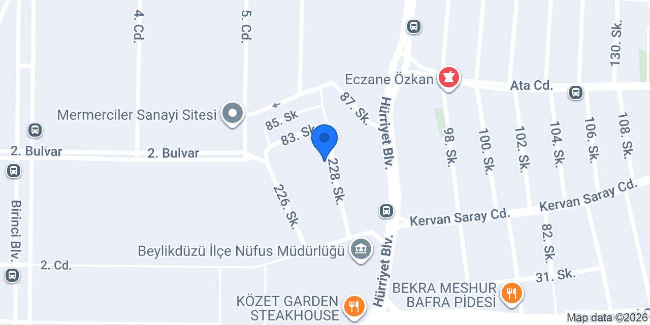 INTROGEN Kimya San. ve Tic. Ltd. Şti. konumu