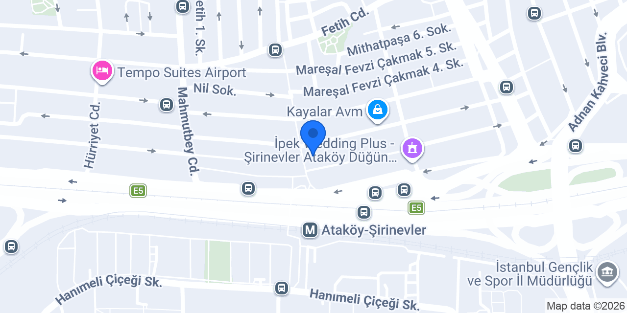 Şirinevler Elcort konumu