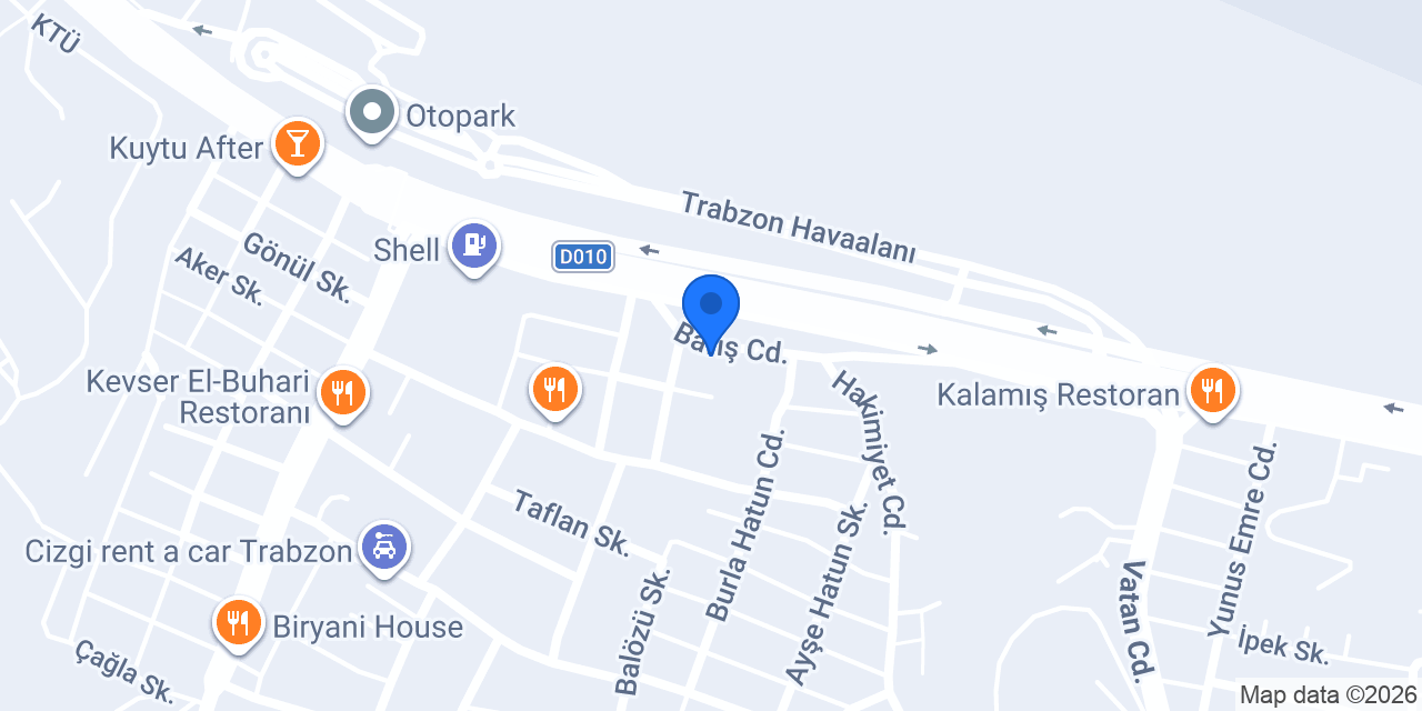 Kadir Rent A Car konumu