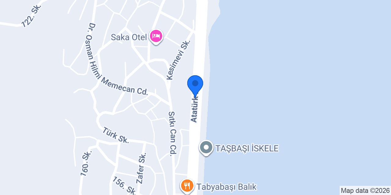 Teras Restoran konumu