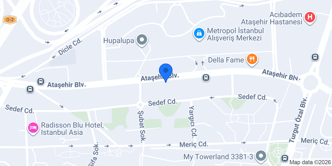 Ataşehir Çiçekçilik konumu
