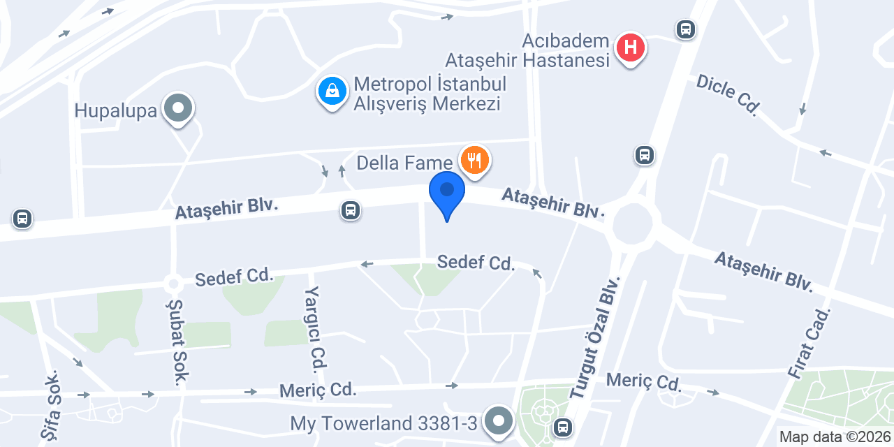 Ataşehir Metropol Eczanesi konumu