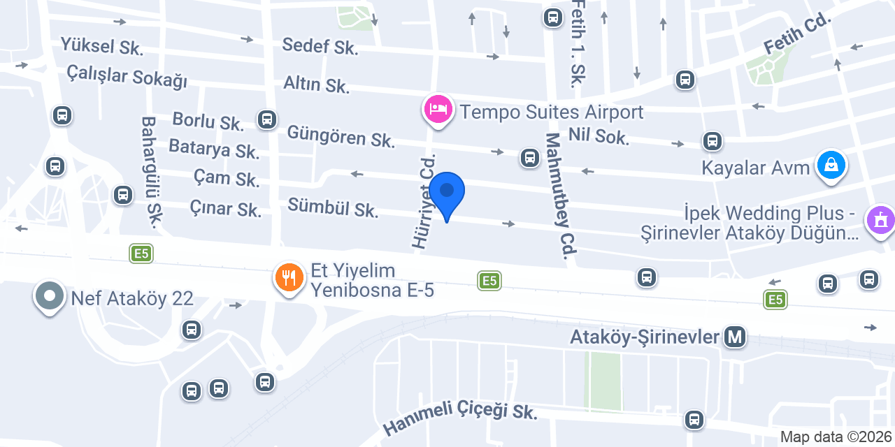 Ayze Tekstil konumu