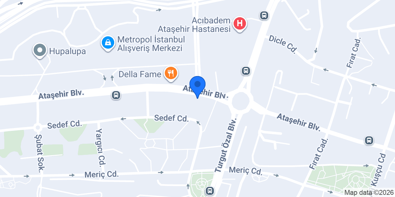 Garanti BBVA Ataşehir Şubesi konumu