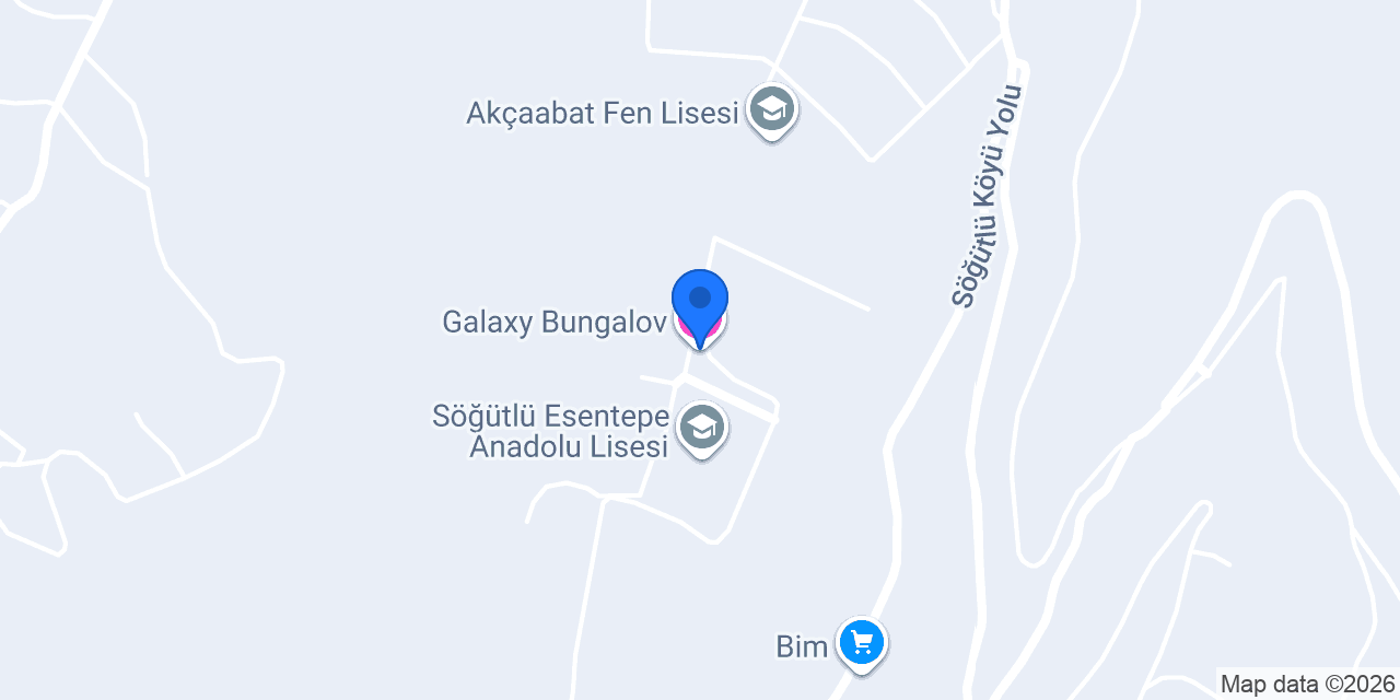 Galaxy Bungalov konumu