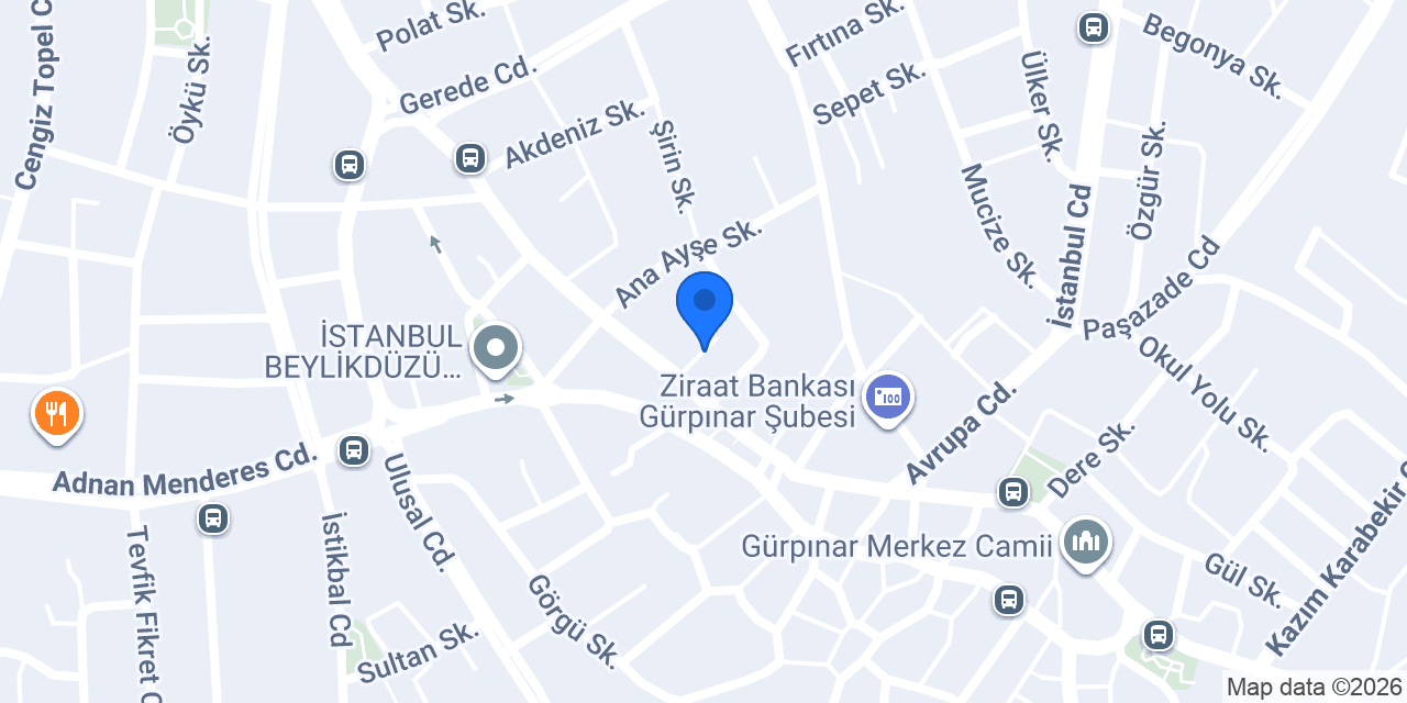 Gürpınar terzi konumu