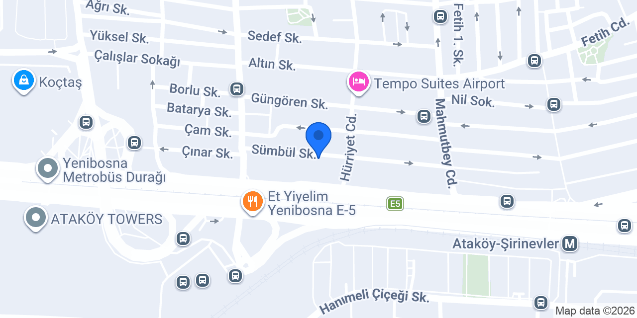 Meşhur Sarıyer Börekçisi konumu
