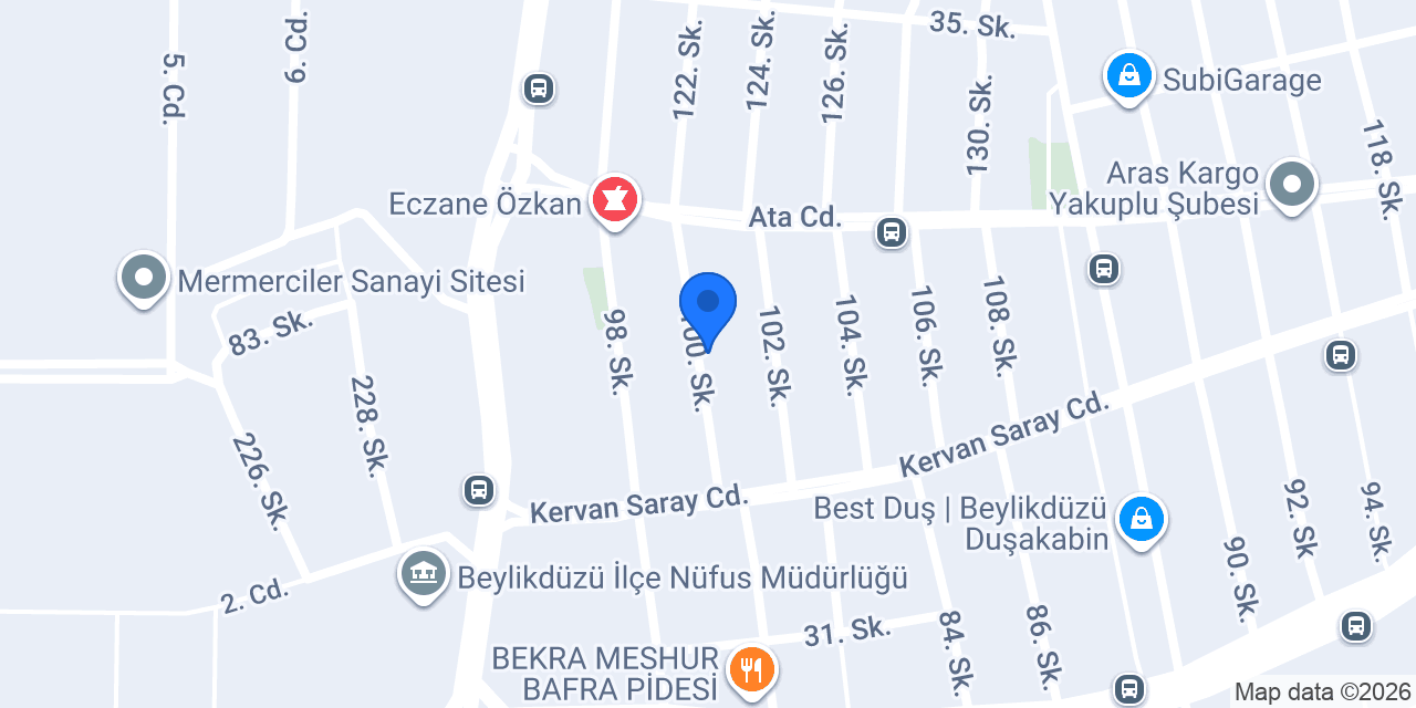 Alaçam mobilya konumu