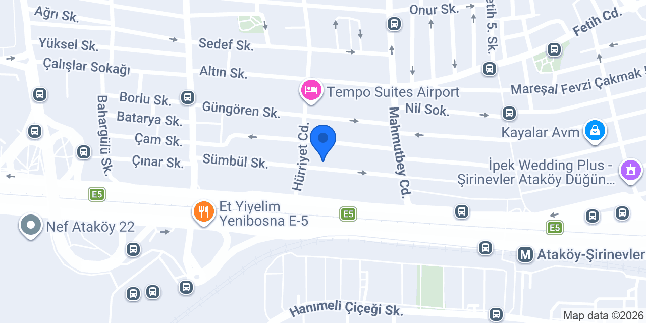 Akgüç Hair Studio konumu