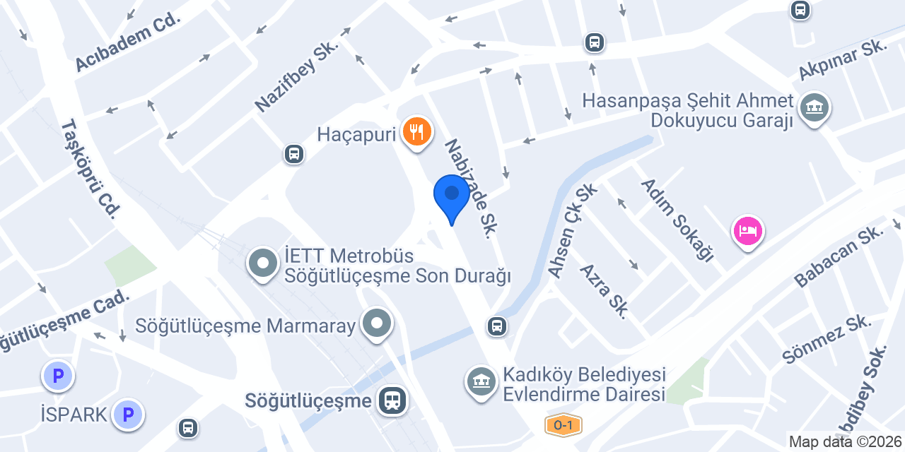 Bin Bir Gece cafe& restoran konumu