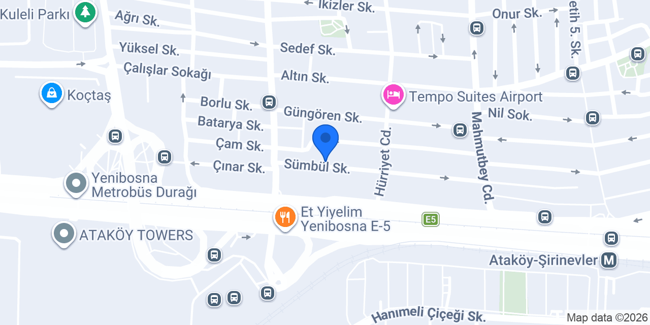 Koç Mini Market konumu