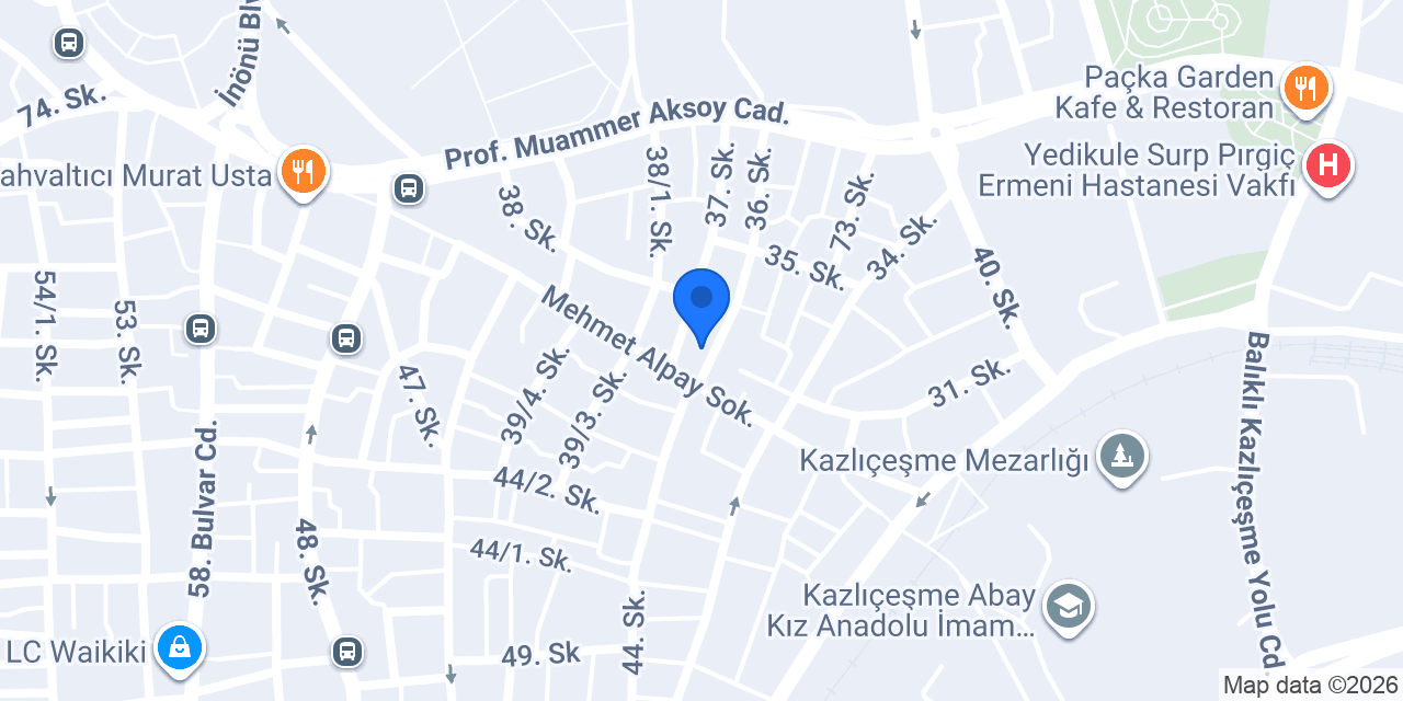 Karataş Dekorasyon konumu