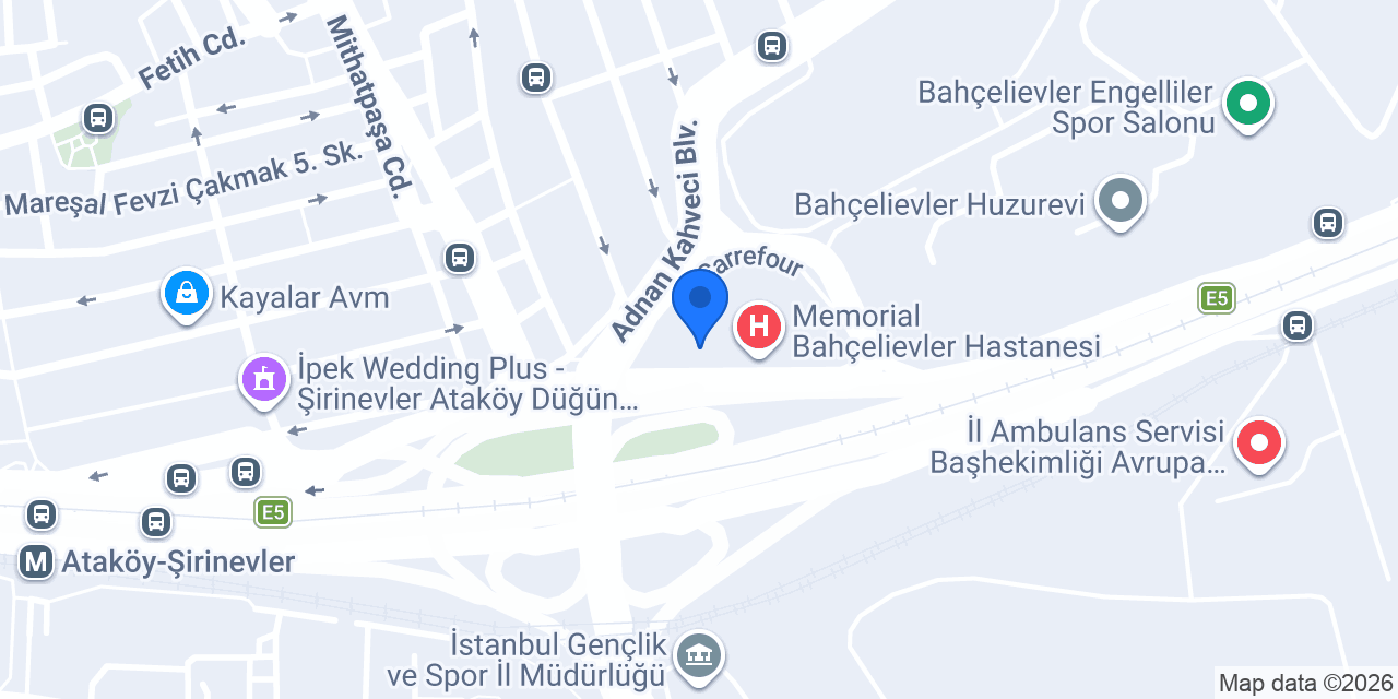 Doç. Dr. Murat Akkuş konumu