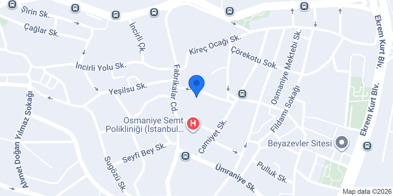 Bakırköy Şahin Sıhhi Tesisat konumu