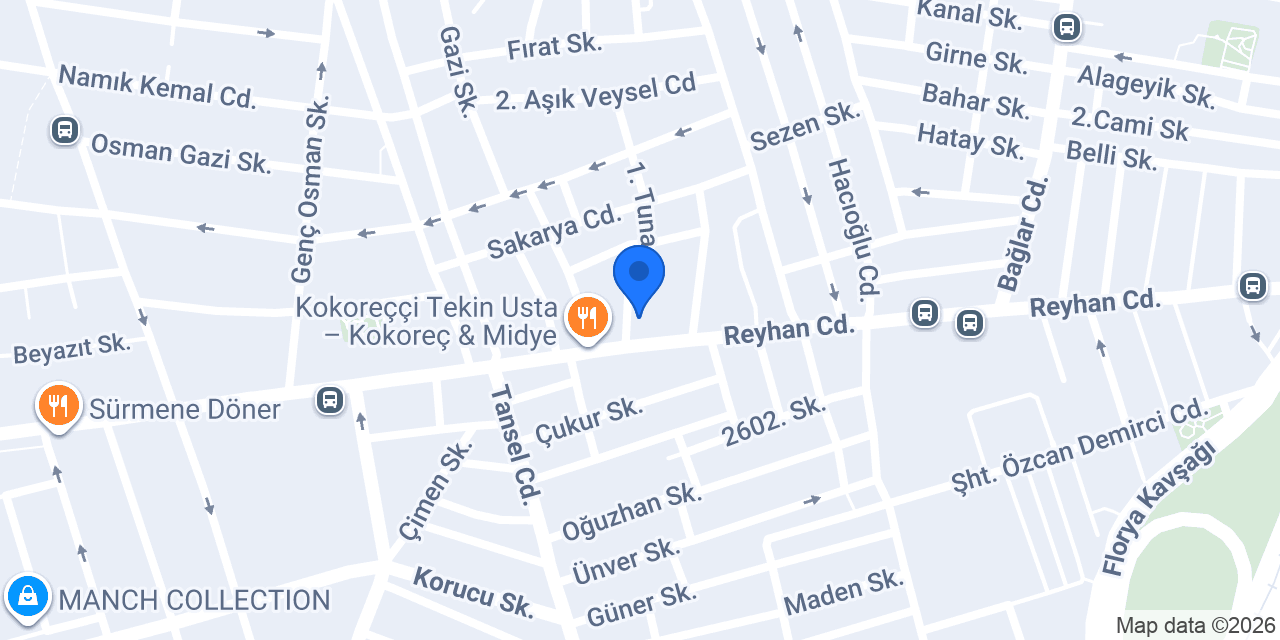 BeDi çiçek ve hediyelik konumu