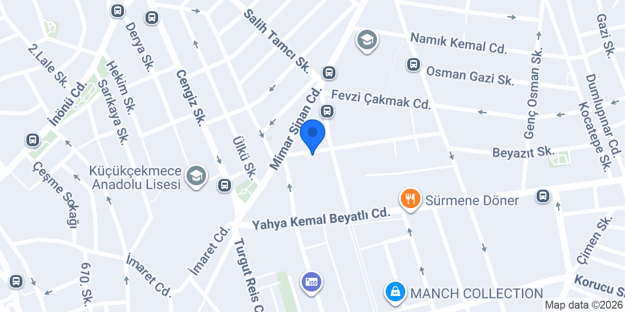 Kanarya Mercan Kasap konumu