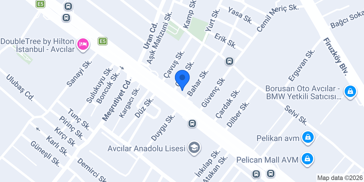 InDeco Mobilya konumu