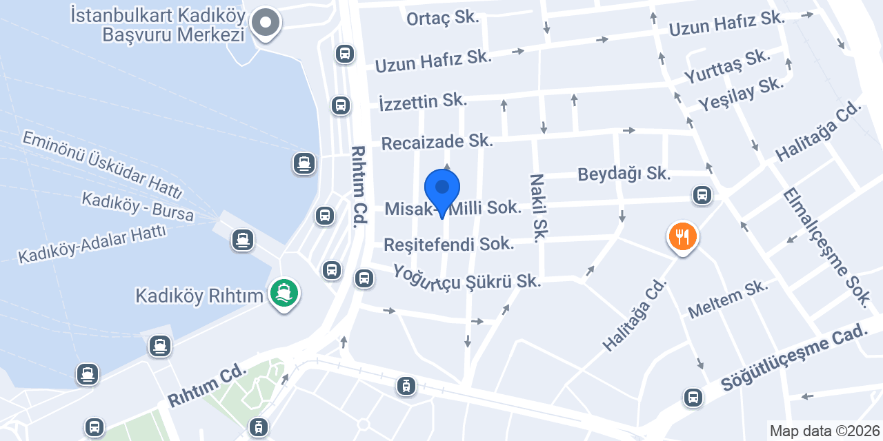 Rüyam Otel konumu