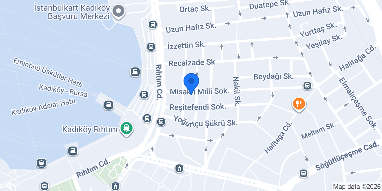 Aras Otel Kadıköy konumu