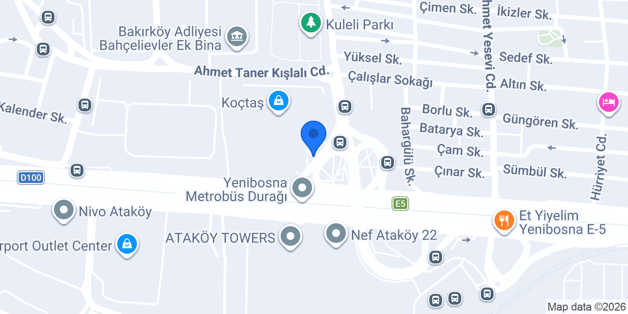 Turuncu Taksi konumu
