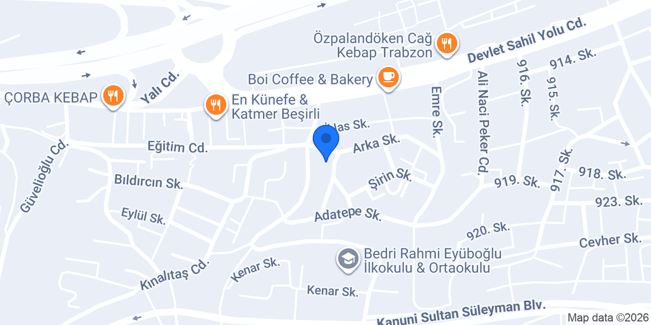 Yeni Elit Pide konumu