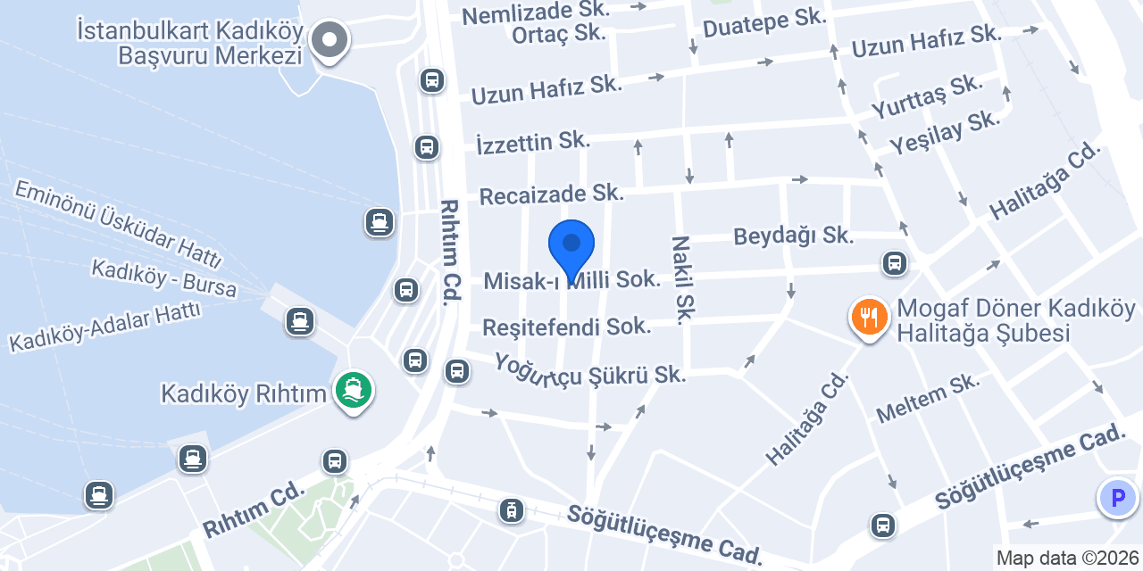 Rasimpaşa Otel konumu