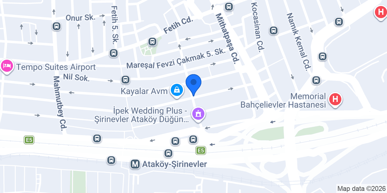 Kırmızı Elit Cafe konumu