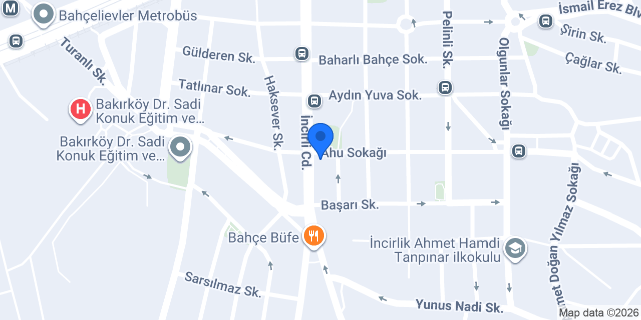 Yapı Kredi - Bakırköy Dikilitaş Şubesi konumu