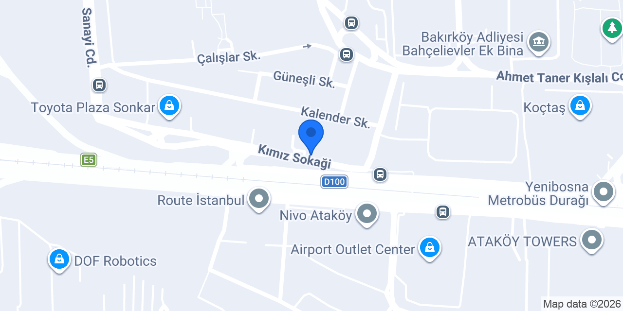 Rox Hotel İstanbul konumu