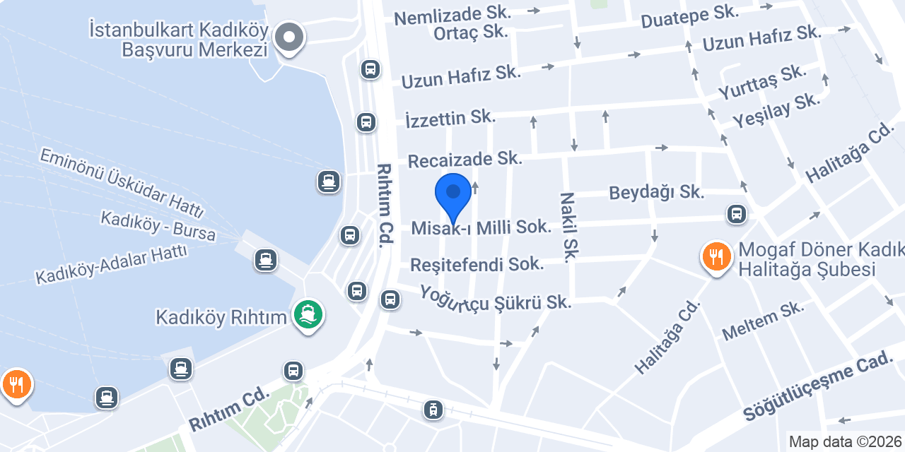 Kadıköy Hemdem Sahaf konumu